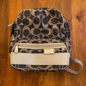 Coach backpack - used